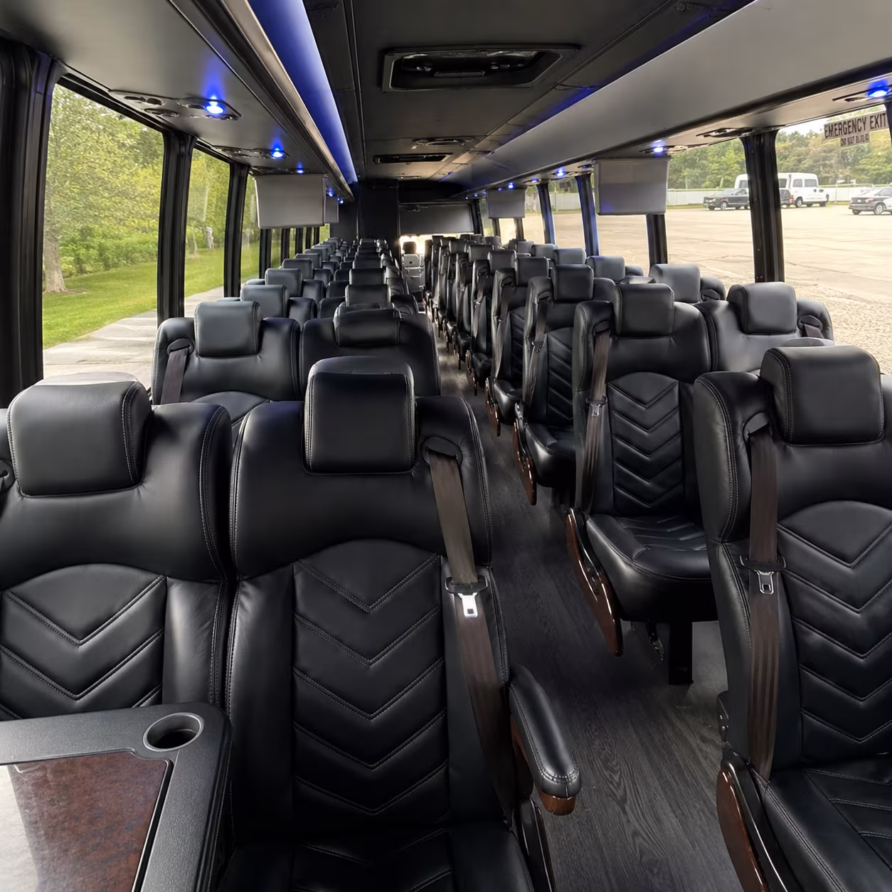 Durham Airport Shuttle & Transportation party bus exterior