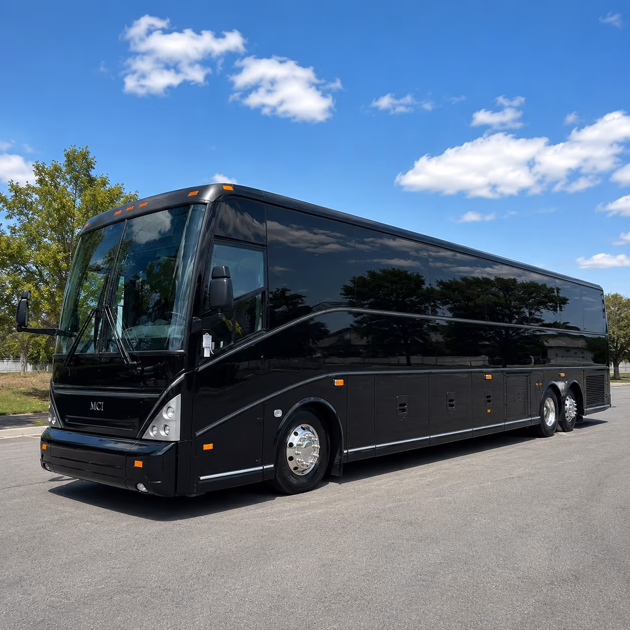 Durham Airport Shuttle & Transportation party bus exterior