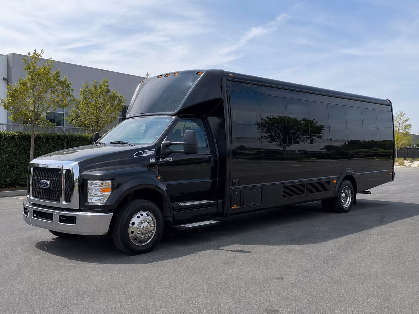 Durham Concert & Music Festival Transportation party bus exterior