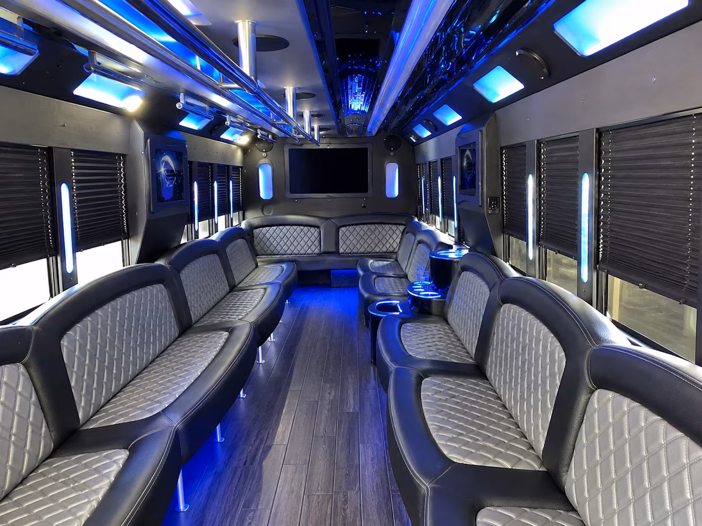 Durham Concert & Music Festival Transportation party bus exterior