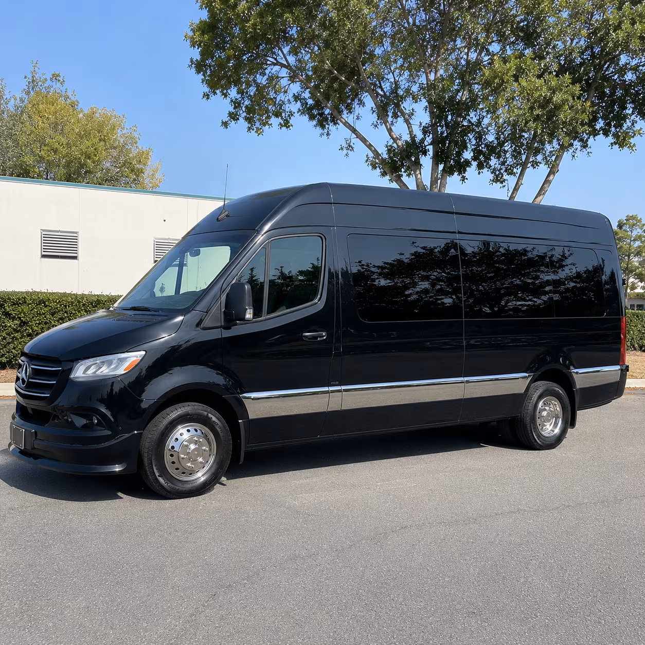 Durham Corporate Transportation party bus exterior