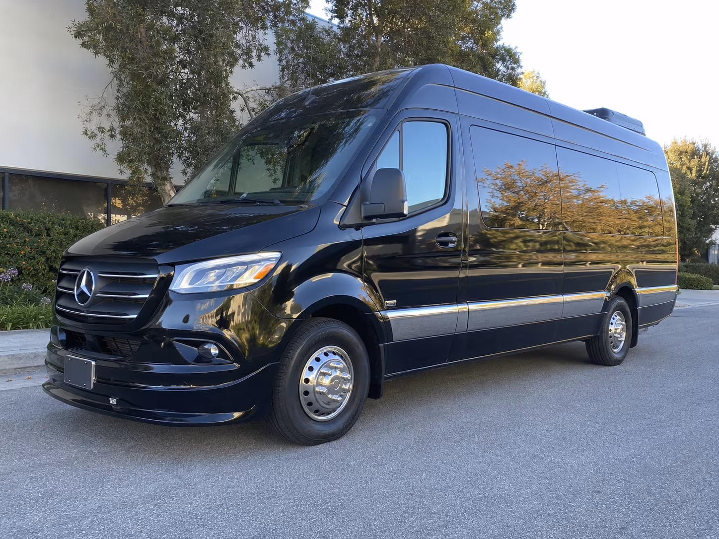 Durham Corporate Transportation party bus exterior