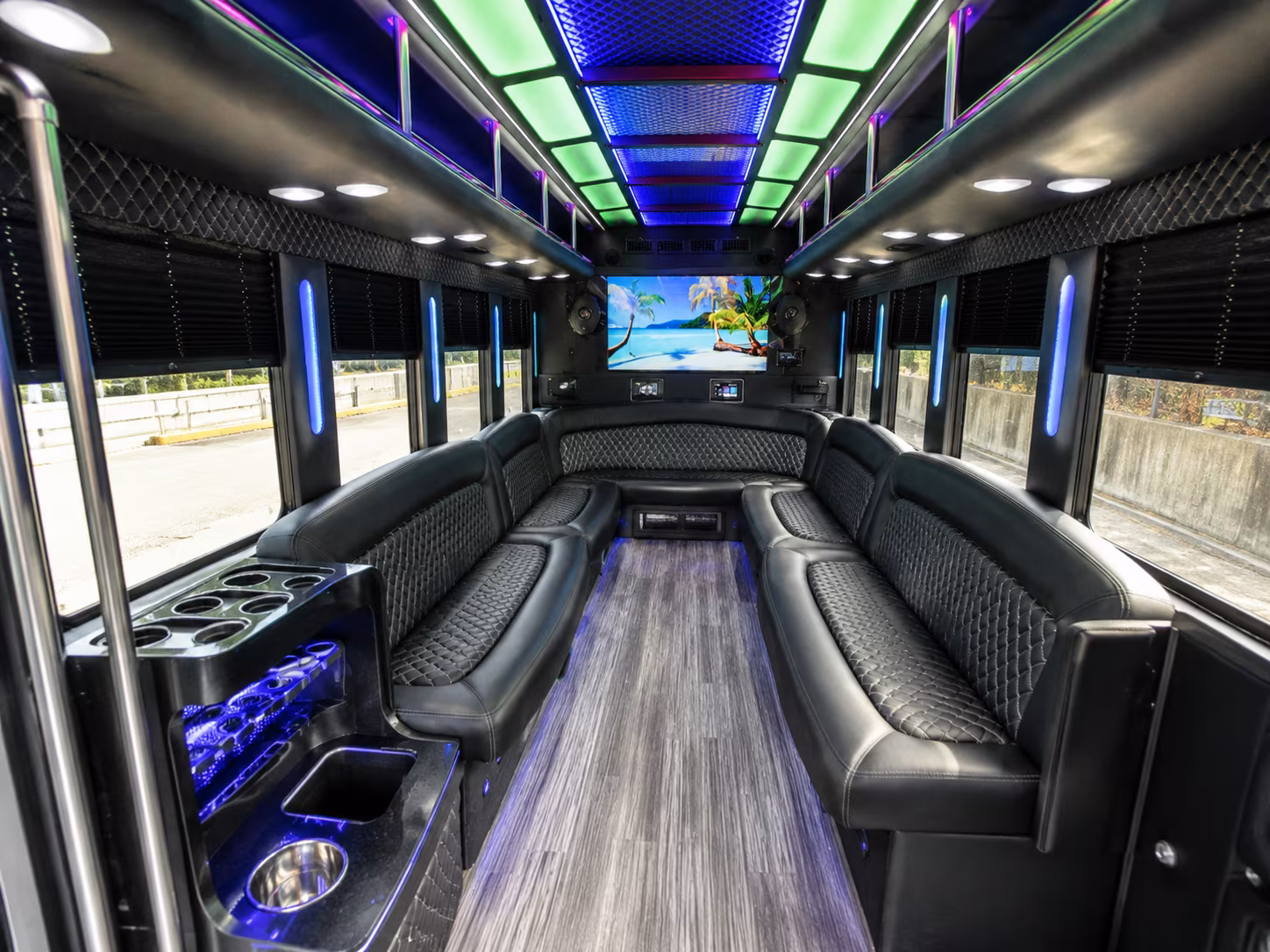 Durham Private Event Transportation onboard seating