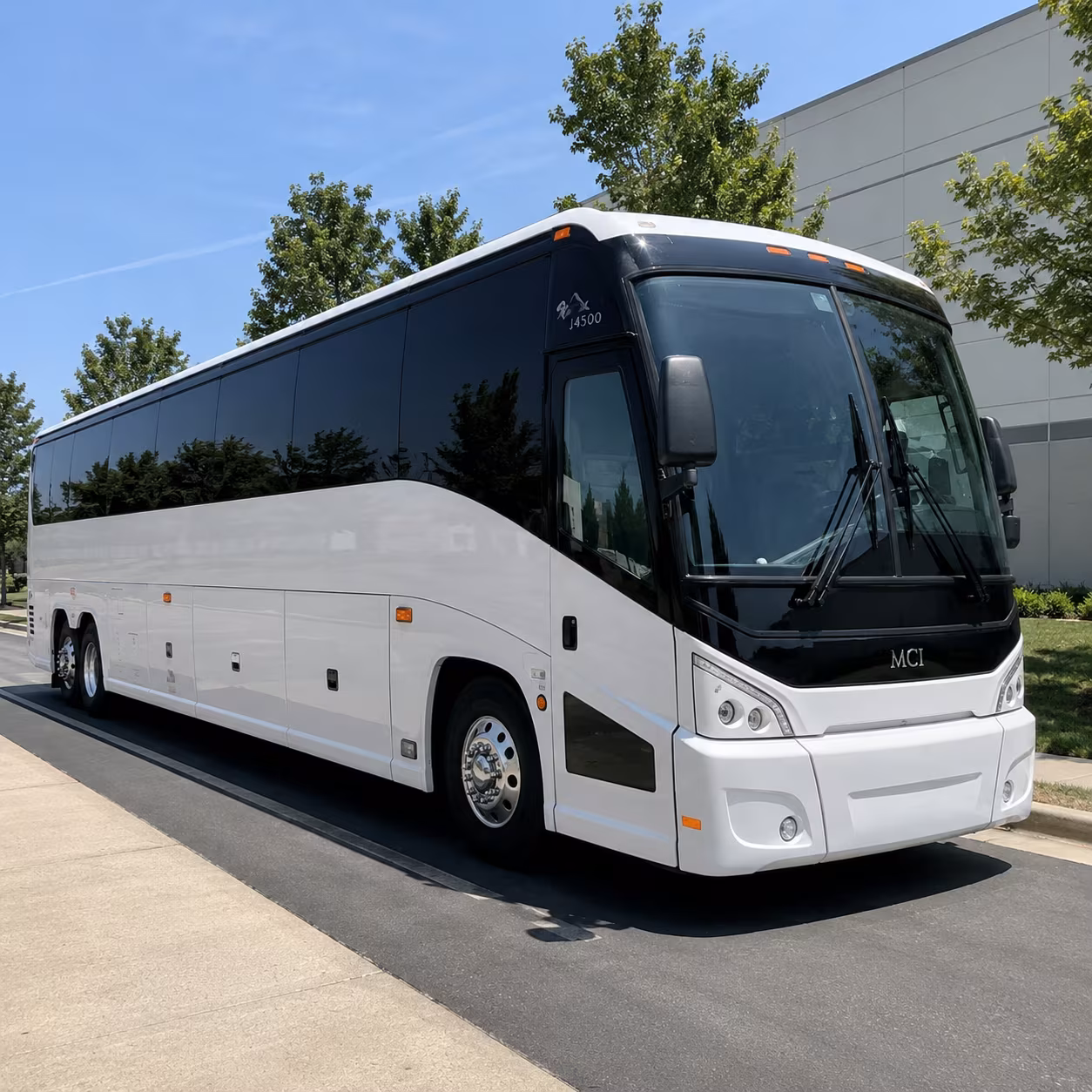Durham School Event Transportation party bus exterior