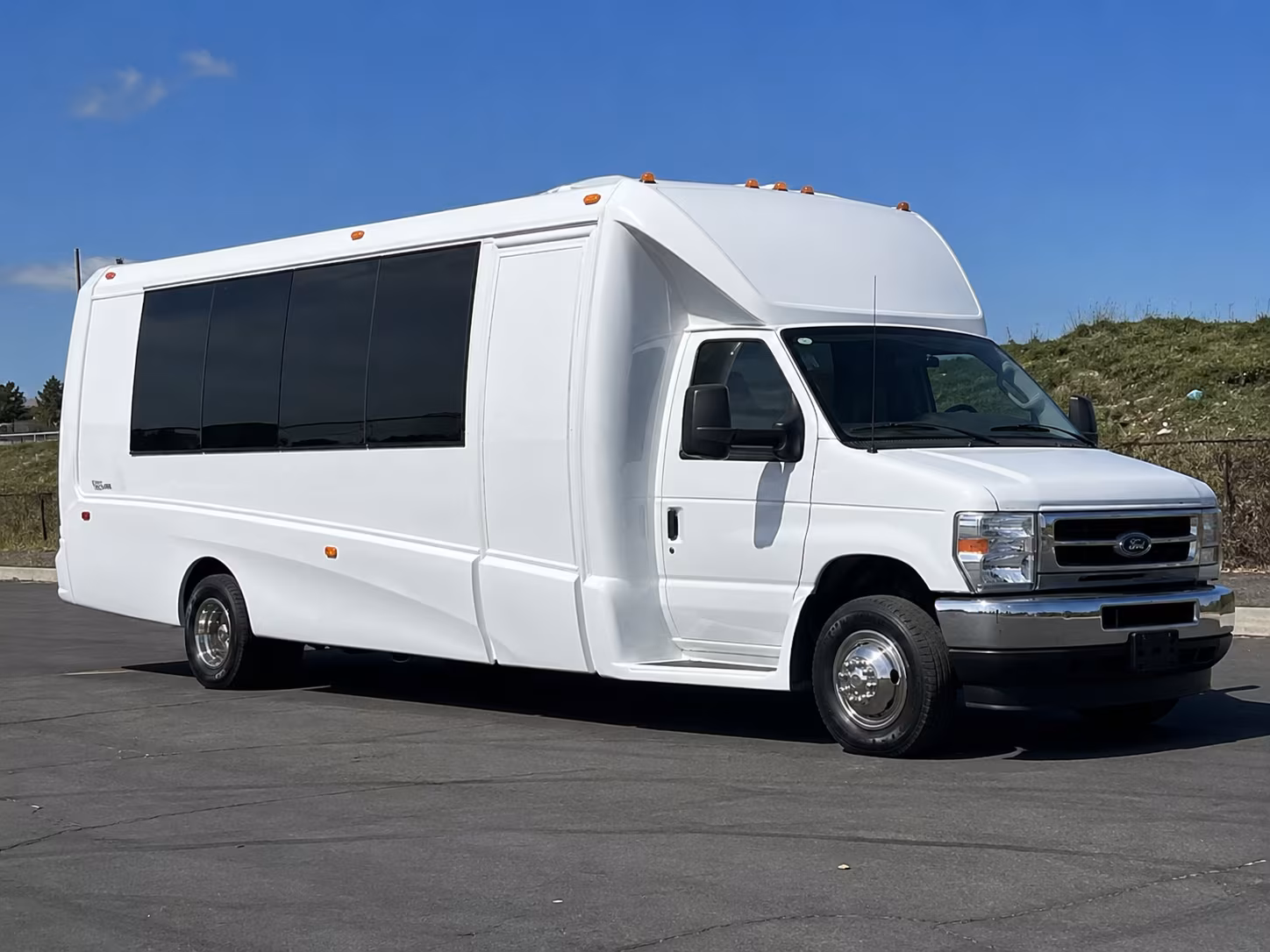 Durham Sporting Event Transportation party bus exterior