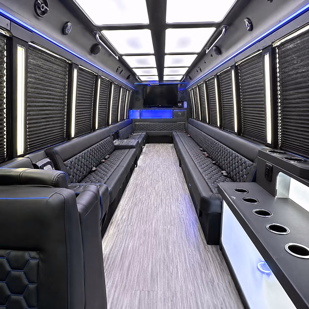 Durham Sporting Event Transportation onboard seating