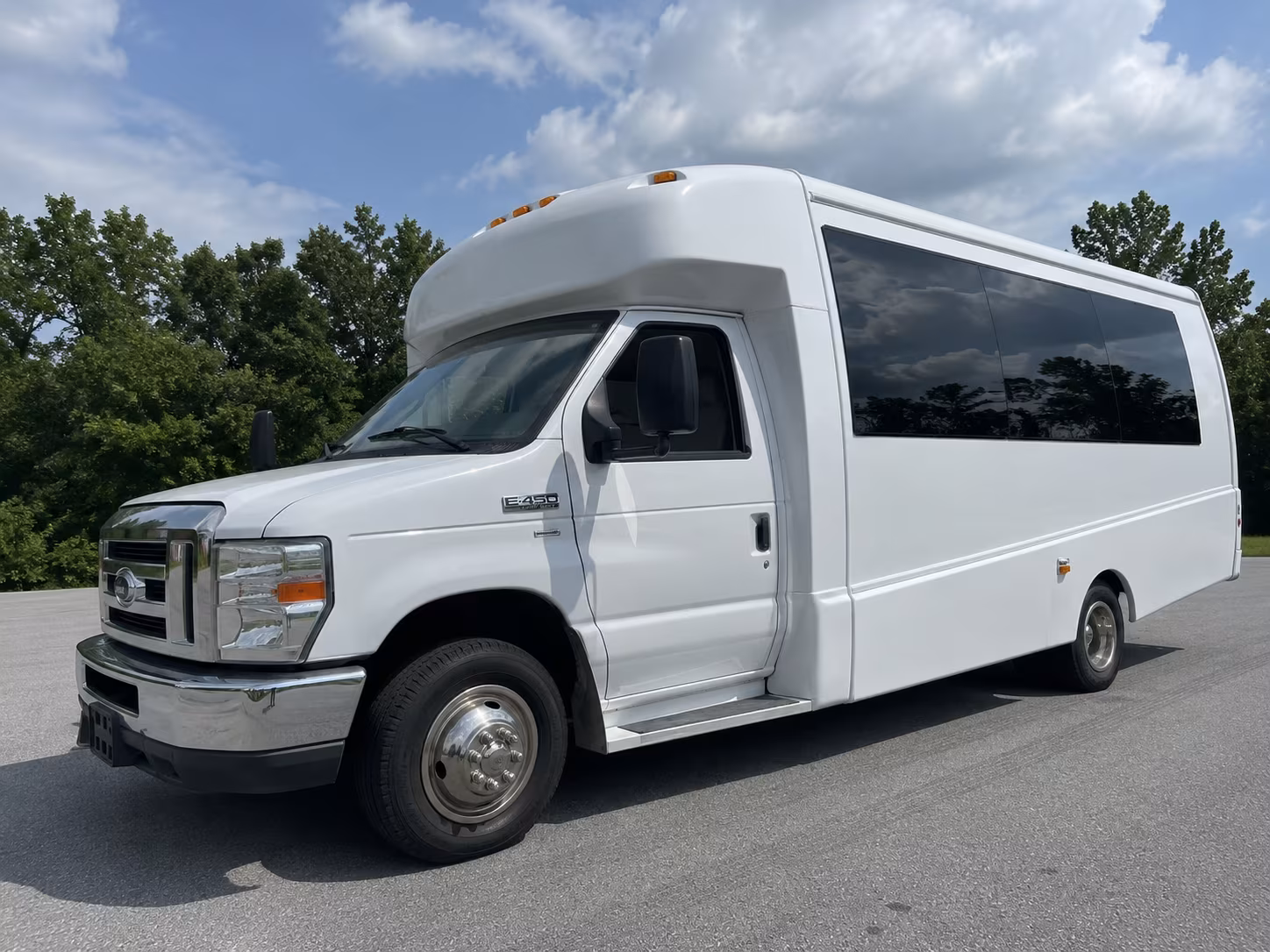 Durham Sporting Event Transportation party bus exterior