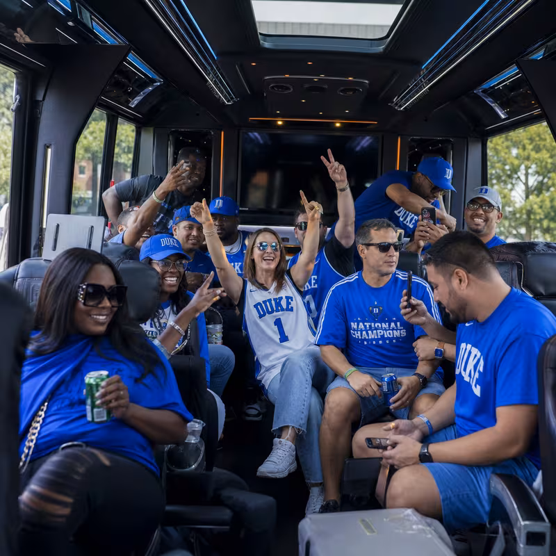 Durham Sporting Event Transportation fleet vehicle