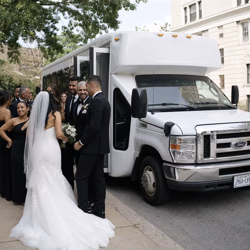 Durham Wedding Transportation fleet vehicle