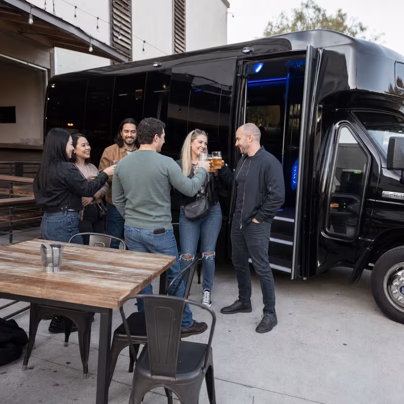 Durham Winery & Brewery Tour Transportation fleet vehicle